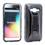 Wholesale Samsung Galaxy J3 Edge Holster Combo Belt Clip (Black)